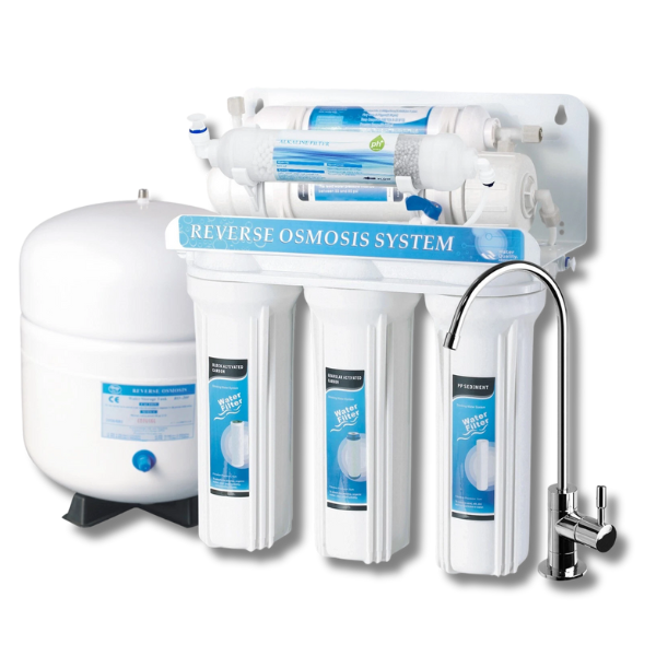 6 Stage Reverse Osmosis Drinking Water System with Alkaline pH+ Filter - 75GPD-Off Grid Living Supplies Australia