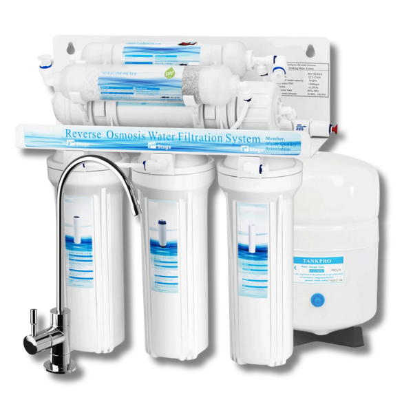 6 Stage Reverse Osmosis Water Filter System with Alkaline Filter - 75GPD-Off Grid Living Supplies Australia