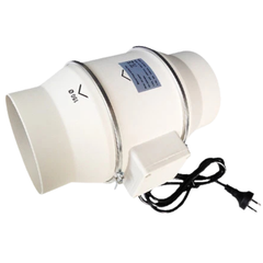 6" Two Speed Silent Fan with Acoustic Ducting & Carbon Filter Ventilation Kit-Off Grid Living Supplies