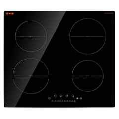 6000W 4 Burner Induction Countertop Cooktop with Touch Control - Electric-Off Grid Living Supplies Australia