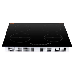 6000W 4 Burner Induction Countertop Cooktop with Touch Control - Electric-Off Grid Living Supplies Australia