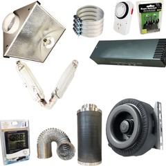 600W / 1000W HPS MH Digital Ballast Combo with 6 Inch Cool Vent Fan & Carbon Filter-Off Grid Living Supplies