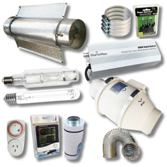 600W / 1000W HPS / MH Lighting Kit with Digital Ballast, Cool Tube, Fan and Filter-Off Grid Living Supplies