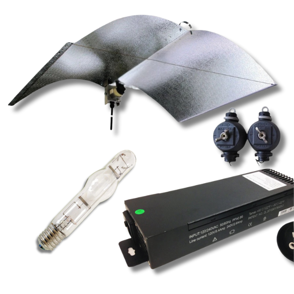 600W A-Wing Reflector Grow Light Kit with Digital Ballast and MH Lamp-Off Grid Living Supplies