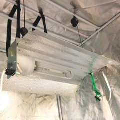 600W Ballast with Wing Reflector, HPS / MH Lamps, Hanger and Timer-Off Grid Living Supplies