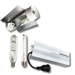 600W Digital Ballast with HPS + MH Lamps and 6" Cool Tube Lighting Kit-Off Grid Living Supplies