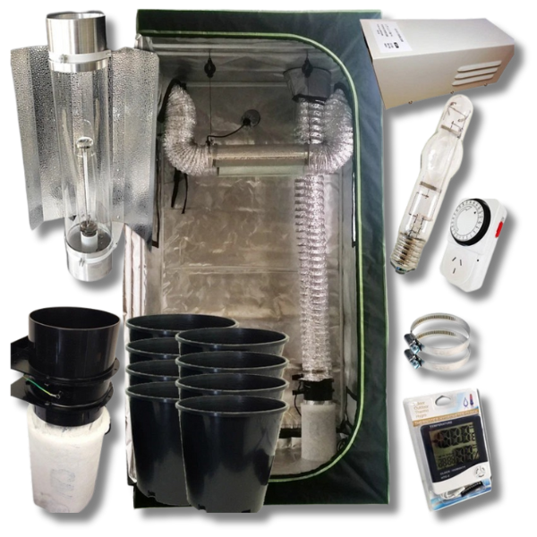 600W HPS Grow Light Kit with 1.2m Grow Tent, 6