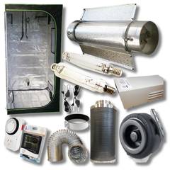 600W HPS / MH Grow Light Tent Kit with 6" Ventilation and Cool Tube Reflector-Off Grid Living Supplies