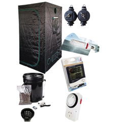 600W Hydroponics Grow Tent Kit with HPS MH Shade Grow Light and DWC Fan System-Off Grid Living Supplies