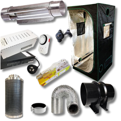 600W MH Grow Light Kit with Ballast, Cool Tube, Filter, Fan and 1.2x1.2x2m Grow Tent-Off Grid Living Supplies