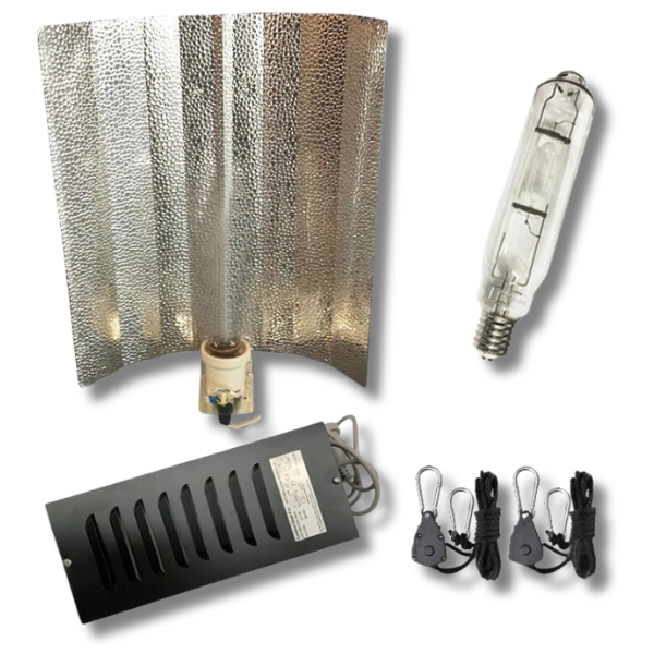 600W MH Lamp with Magnetic Ballast and Bat Wing Reflector Kit-Off Grid Living Supplies