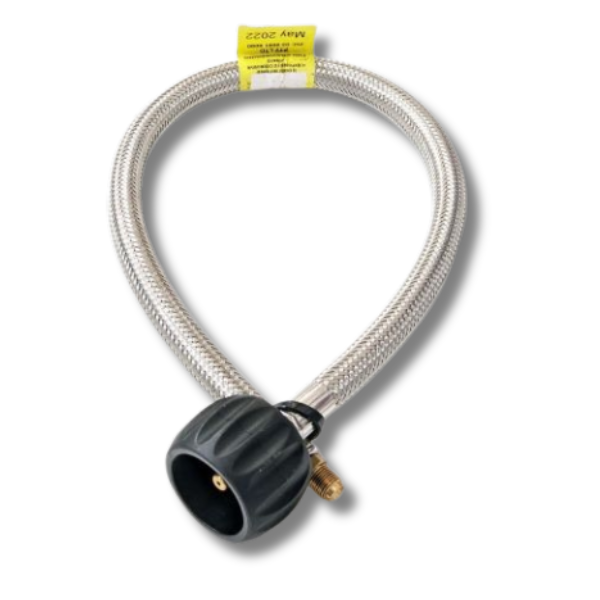 600mm Flexi Hose Double Gas Regulator-Off Grid Living Supplies Australia