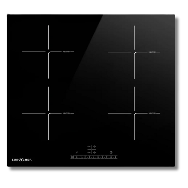 60cm 4 Zone Induction Cooktop 6800W Electric with Touch Controls-Off Grid Living Supplies Australia