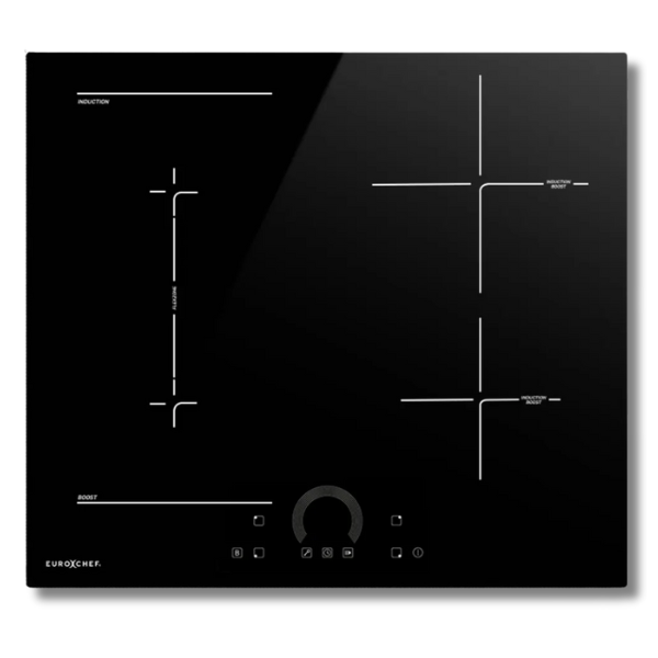60cm 4 Zone Induction Cooktop 7200W Electric with FlexZone Function & Touch Controls-Off Grid Living Supplies Australia