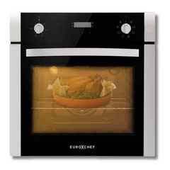 60cm 70L 8 Function Fan Forced Built-In Stainless Steel Oven with Grill-Off Grid Living Supplies Australia