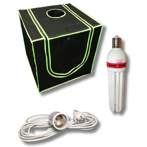 60x60x60cm Grow Tent with 14000K Blue Spectrum Light for Seedlings - Harvemax-Off Grid Living Supplies