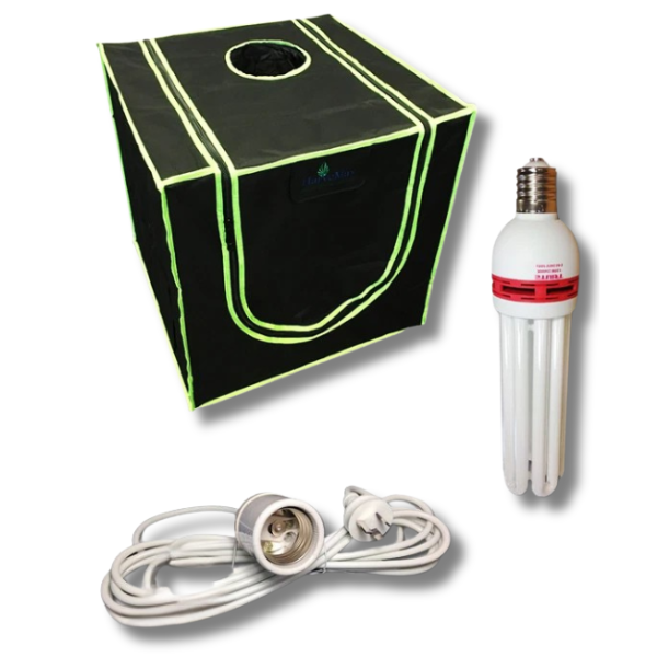 60x60x60cm Grow Tent with 6400K Energy Saving Grow Light Seedling Cutting Kit - Harvemax-Off Grid Living Supplies