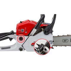 62cc Petrol Commercial Chainsaw with 20" Bar & E-Start