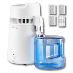 6L 900W Water Distiller with Plastic Container - Countertop Purifier-Off Grid Living Supplies Australia