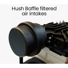 6L 1.5HP Silent Oil-Free Portable Electric Air Compressor