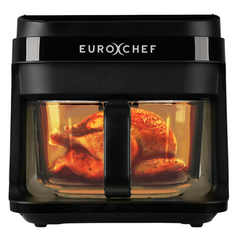 6.5L Electric Digital Air Fryer with Glass Container - Black-Off Grid Living Supplies Australia