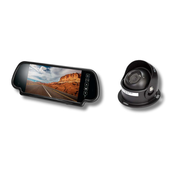 7 Inch AHD Rear Vision Kit Black For 90° Eyeball Camera-Off Grid Living Supplies Australia