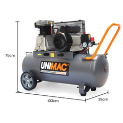 70L 2.2kW 116PSI Commercial Electric Air Compressor with Brushless Motor & Certified Tank
