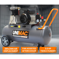 70L 2.2kW 116PSI Commercial Electric Air Compressor with Brushless Motor & Certified Tank