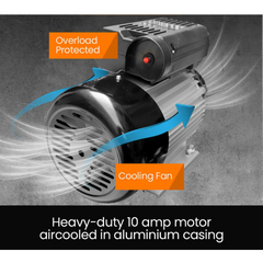 70L 2.2kW 116PSI Commercial Electric Air Compressor with Brushless Motor & Certified Tank