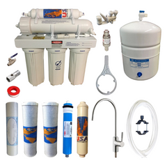 75GPD Wall Mount Reverse Osmosis Water Filter Purifier with RO Membrane-Off Grid Living Supplies Australia