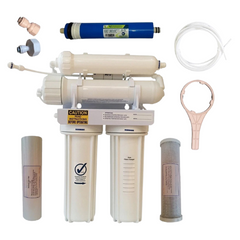 75GPD Wall Mount Reverse Osmosis Water Filter Purifier with RO Membrane-Off Grid Living Supplies Australia