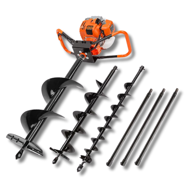 75cc Petrol Post Hole Digger & Augers-Off Grid Living Supplies Australia