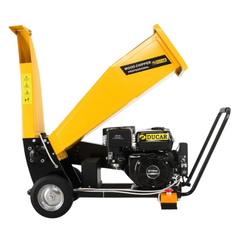 7HP D70 Wood Chipper with Electric Start - Yellow-Off Grid Living Supplies Australia