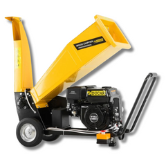 7HP D70 Wood Chipper with Electric Start - Yellow-Off Grid Living Supplies Australia
