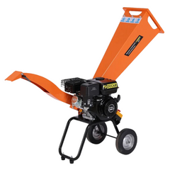 7HP Wood Chipper Petrol - Orange-Off Grid Living Supplies Australia