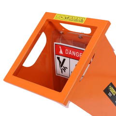 7HP Wood Chipper Petrol - Orange-Off Grid Living Supplies Australia