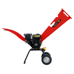 7HP Wood Chipper Petrol - Red-Off Grid Living Supplies Australia