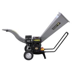 7HP Wood Chipper Petrol - Silver-Off Grid Living Supplies Australia