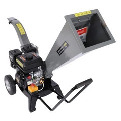 7HP Wood Chipper Petrol - Silver-Off Grid Living Supplies Australia