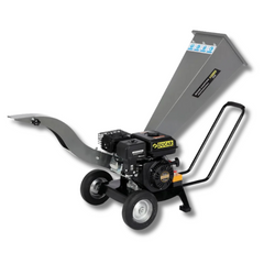 7HP Wood Chipper Petrol - Silver-Off Grid Living Supplies Australia