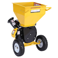7HP Wood Chipper Petrol - Yellow / Black-Off Grid Living Supplies Australia