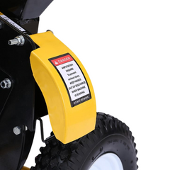7HP Wood Chipper Petrol - Yellow / Black-Off Grid Living Supplies Australia