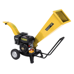 7HP Wood Chipper Petrol - Yellow-Off Grid Living Supplies Australia