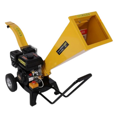 7HP Wood Chipper Petrol - Yellow-Off Grid Living Supplies Australia