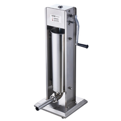 7L Manual Vertical Sausage Stuffer - 304 Stainless Steel-Off Grid Living Supplies Australia
