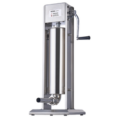 7L Manual Vertical Sausage Stuffer - 304 Stainless Steel-Off Grid Living Supplies Australia