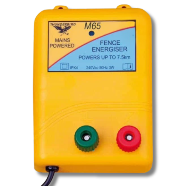7.5km M65 Mains Powered Electric Fence Energiser - Thunderbird-Off Grid Living Supplies Australia