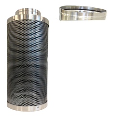 8" 200mm Low Noise Duct Fan with NRC Silencer, Ducting & Filter Combo-Off Grid Living Supplies