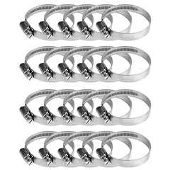 8" / 200mm Stainless Steel Adjustable Clamp Heavy Duty Hose Duct Pipe-Off Grid Living Supplies