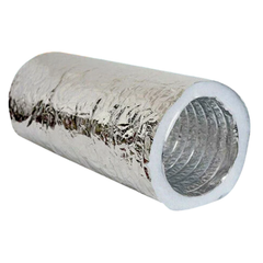 8" 202mm Acoustic Ducting 5m / 10m Polyester Insulated for Heater or Cooler-Off Grid Living Supplies